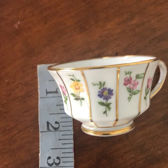 VINTAGE DEMITASSE CUP AND SAUCER SET BY FÜRSTENBURG - Picture 13 of 16